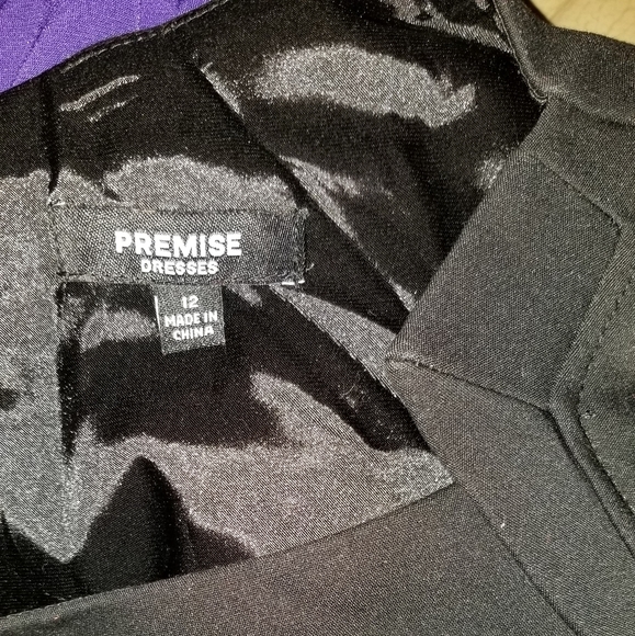 Black knee length dress - Picture 4 of 4